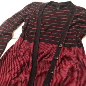 Black & Red Cardigan
